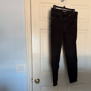Madewell Women's Black Skinny Jeans